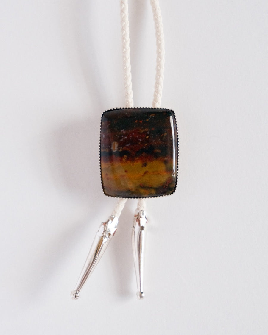 Landscape Jasper Bolo Tie